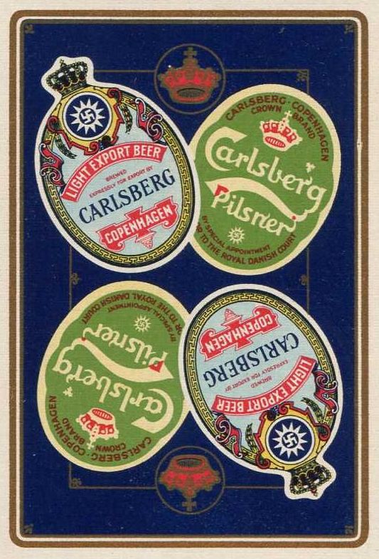 Carlsberg Brewery playing card