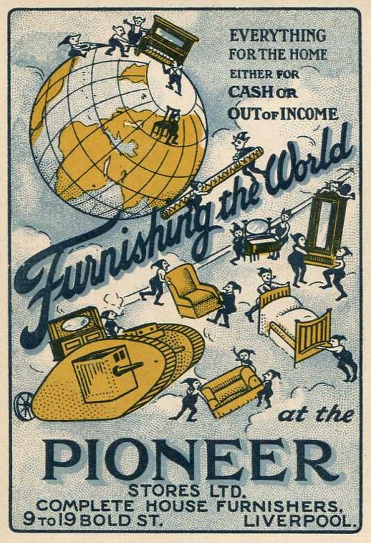 Pioneer Stores, Liverpool, playing card